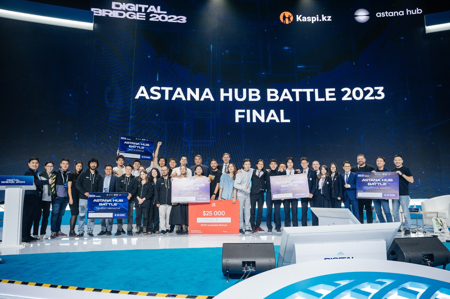 More than 200 startups from Central Eurasia competed at the Astana Hub Battle