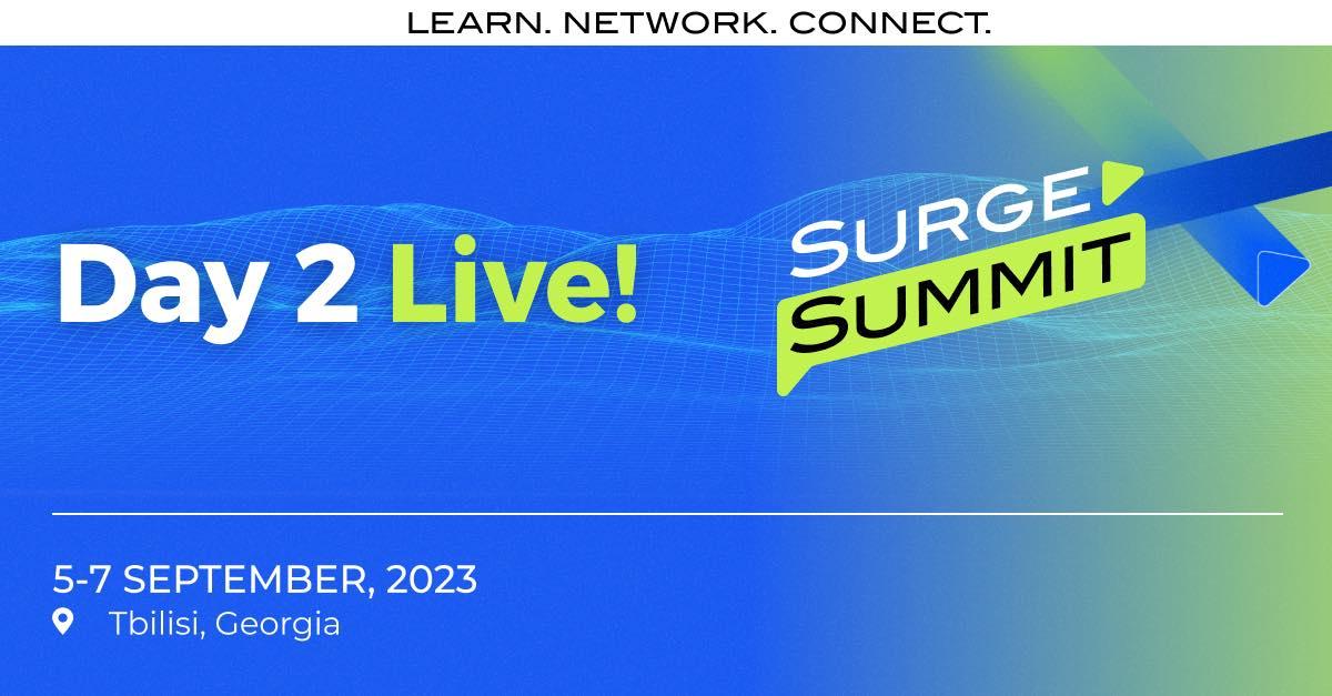 Second day of the Surge Summit